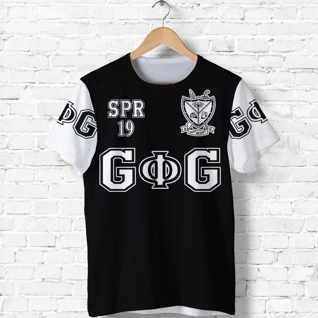(Custom Personalised) Groove Phi Groove T Shirt Original Version 2 – Black No.1 Lt8