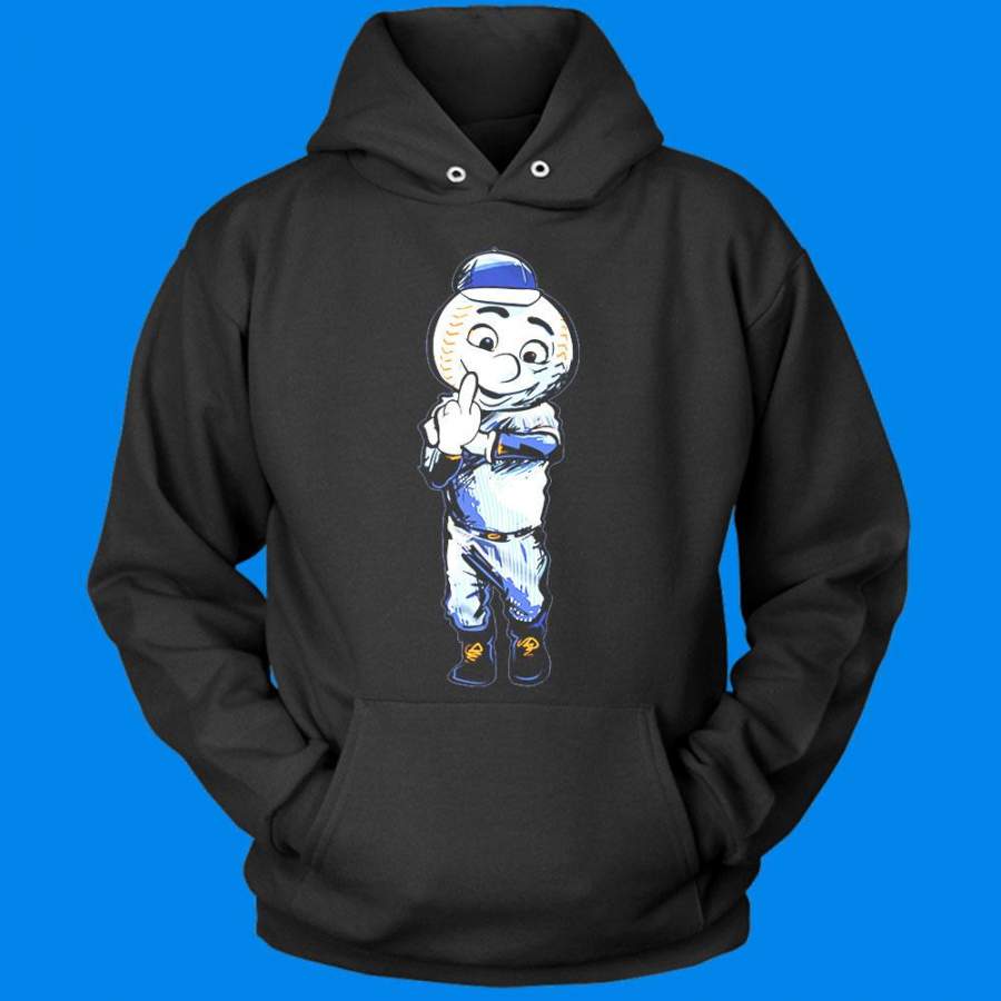 Mr Met Midle Finger Hoodie T-Shirt