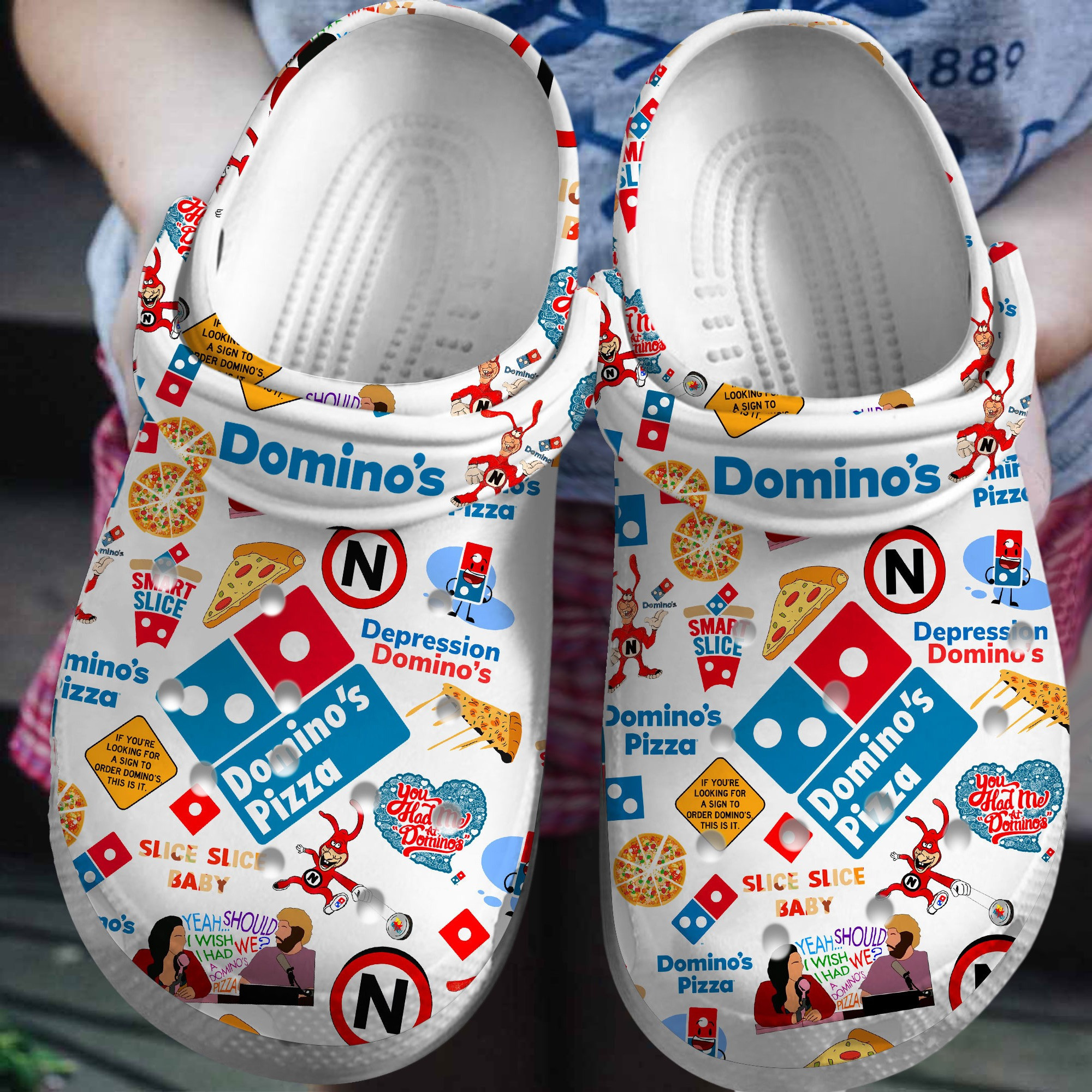 Domino Pizza Crocss Clogs For Men Women And Kid Gqubcibm