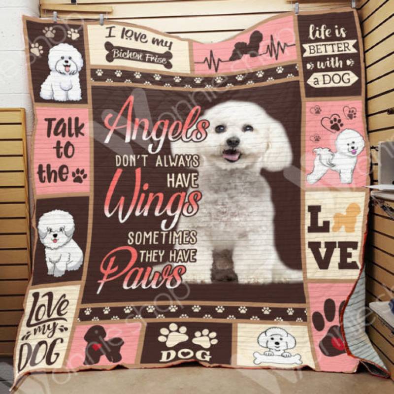 Bichon Frise Dog Blanket NOV2203 77O42