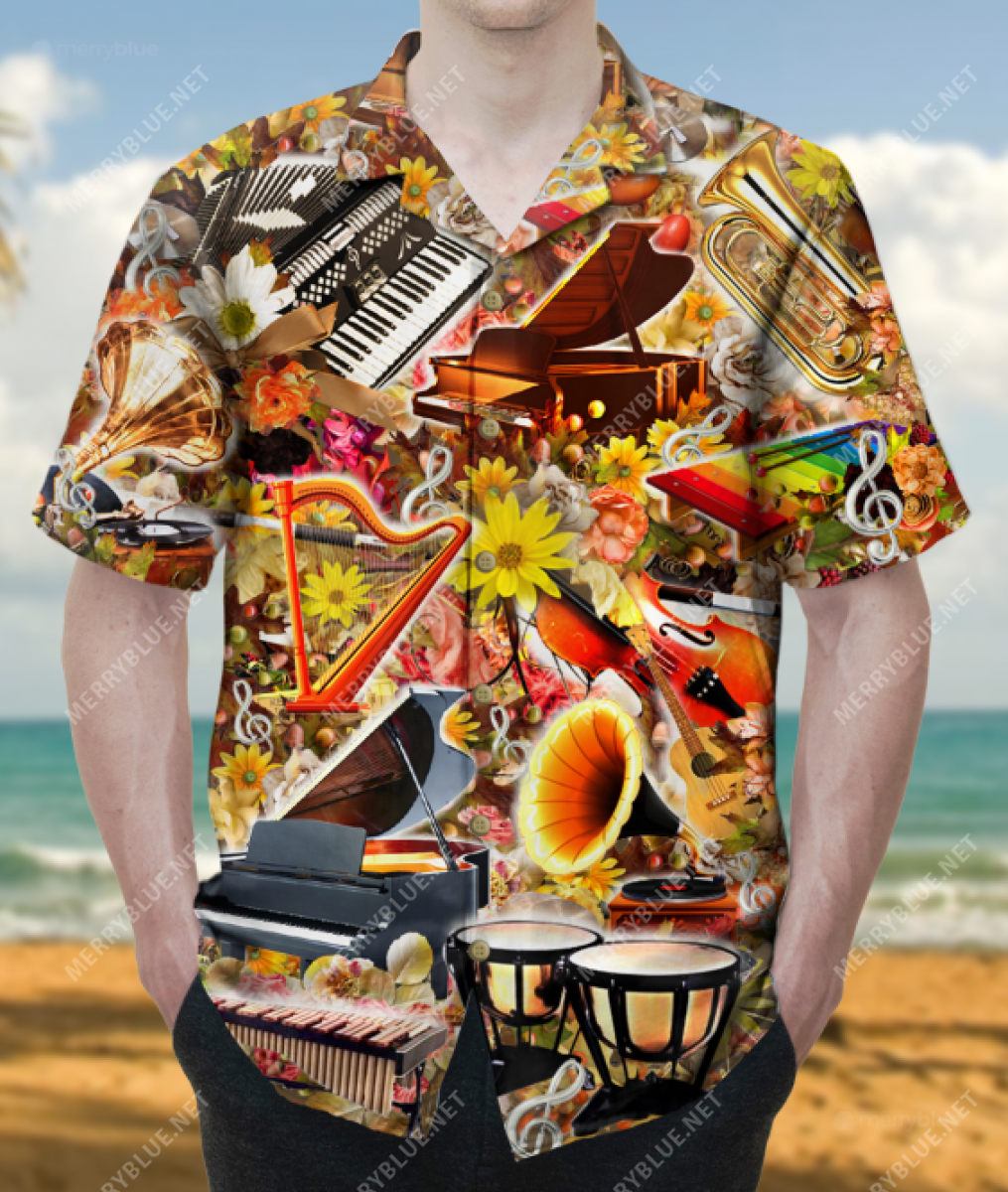 We Are The Music Makers Musical Instrument Unisex Hawaiian Shirt