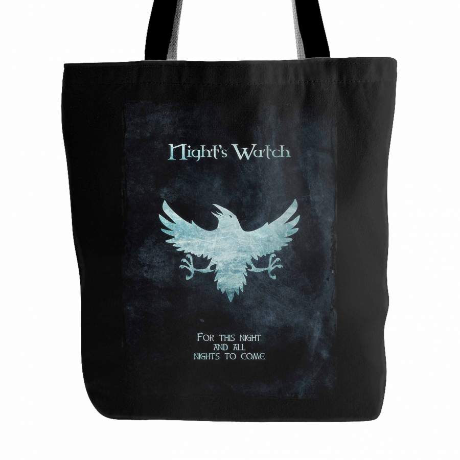 Game Of Thrones Nights Watch Poster Tote Bag