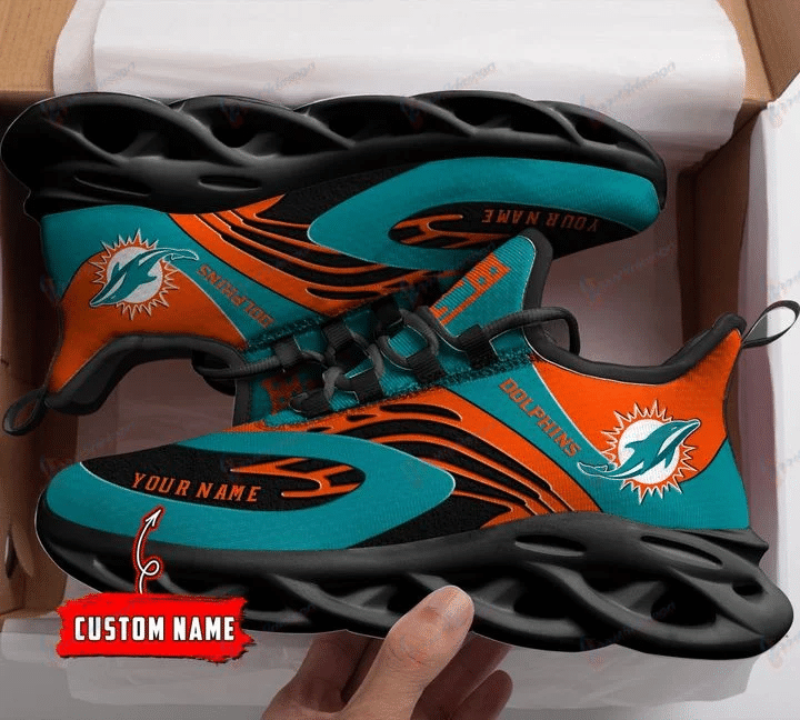 Miami Dolphins Yezy Running Sneakers 655