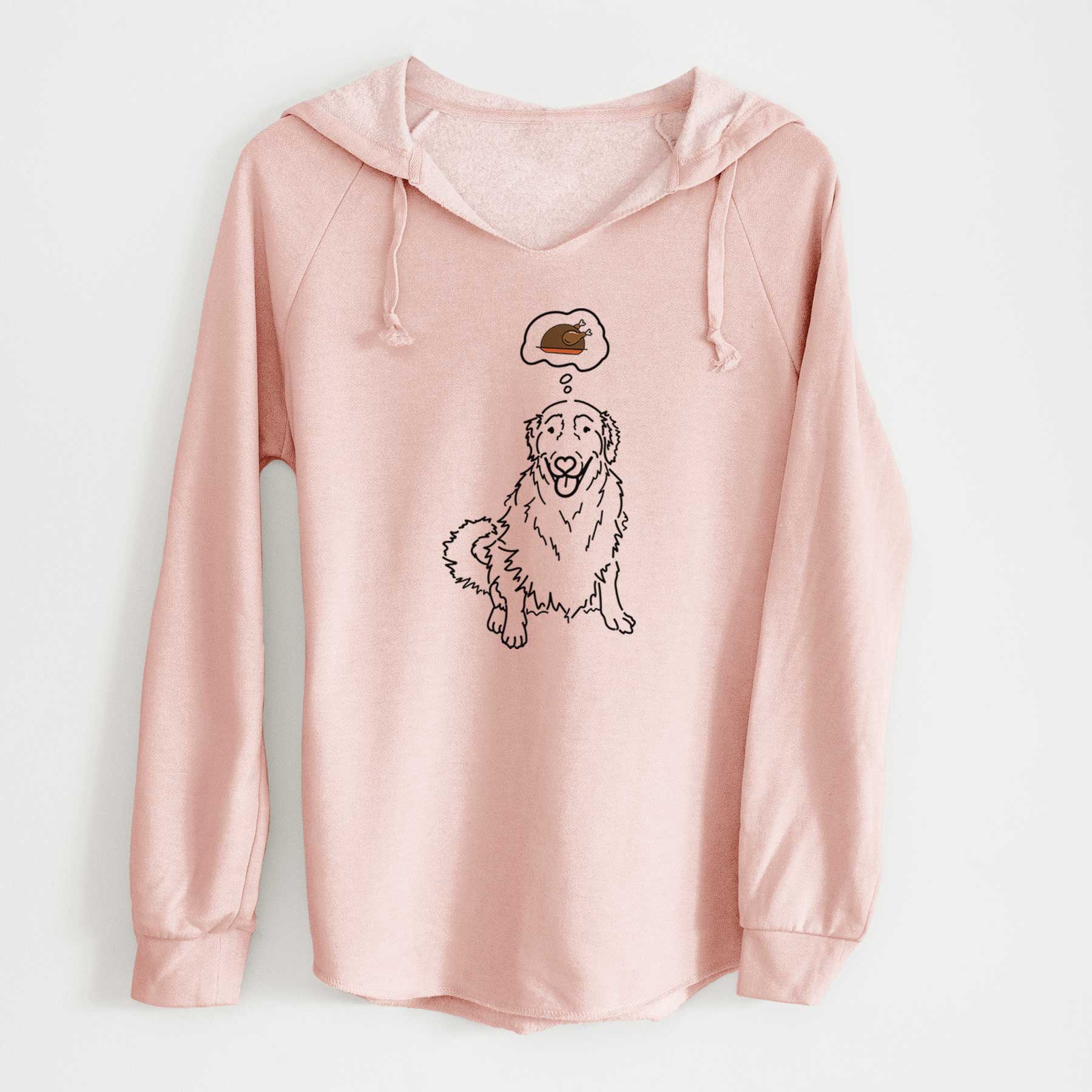Turkey Thoughts Golden Retriever – Daisy – Cali Wave Hooded Sweatshirt