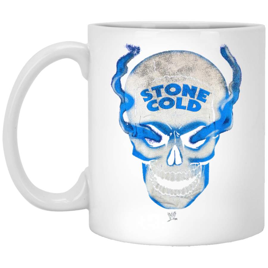 WWE Men’s Stone Cold Steve Austin Skull White Mug