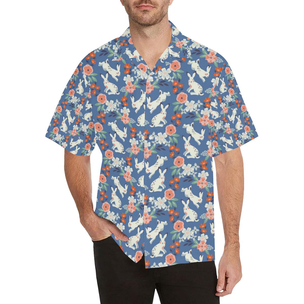 Bunny Pattern Print Design 07 Hawaiian Shirt