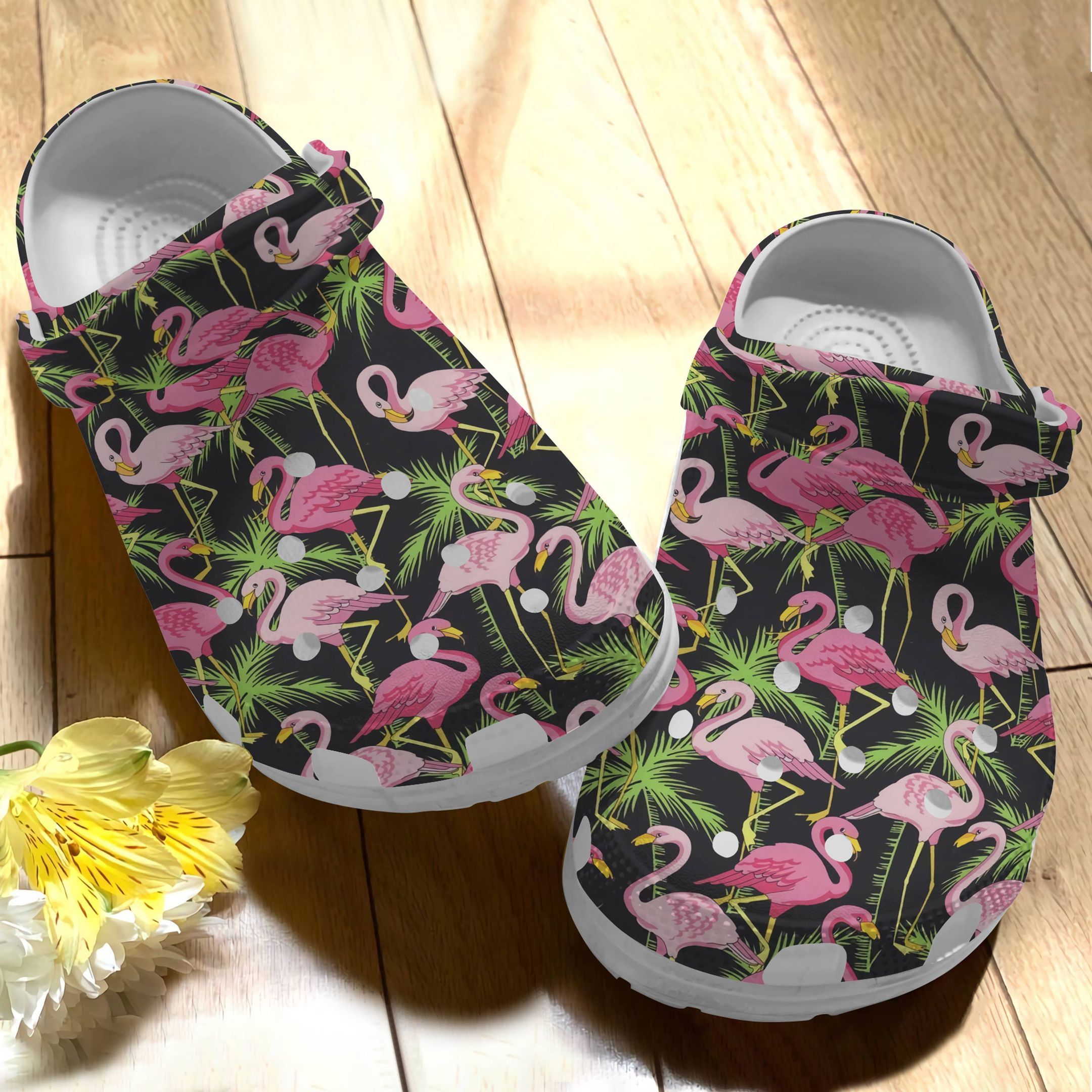 Flamingo Clog Tropical Forest Clogs Clogband Clog