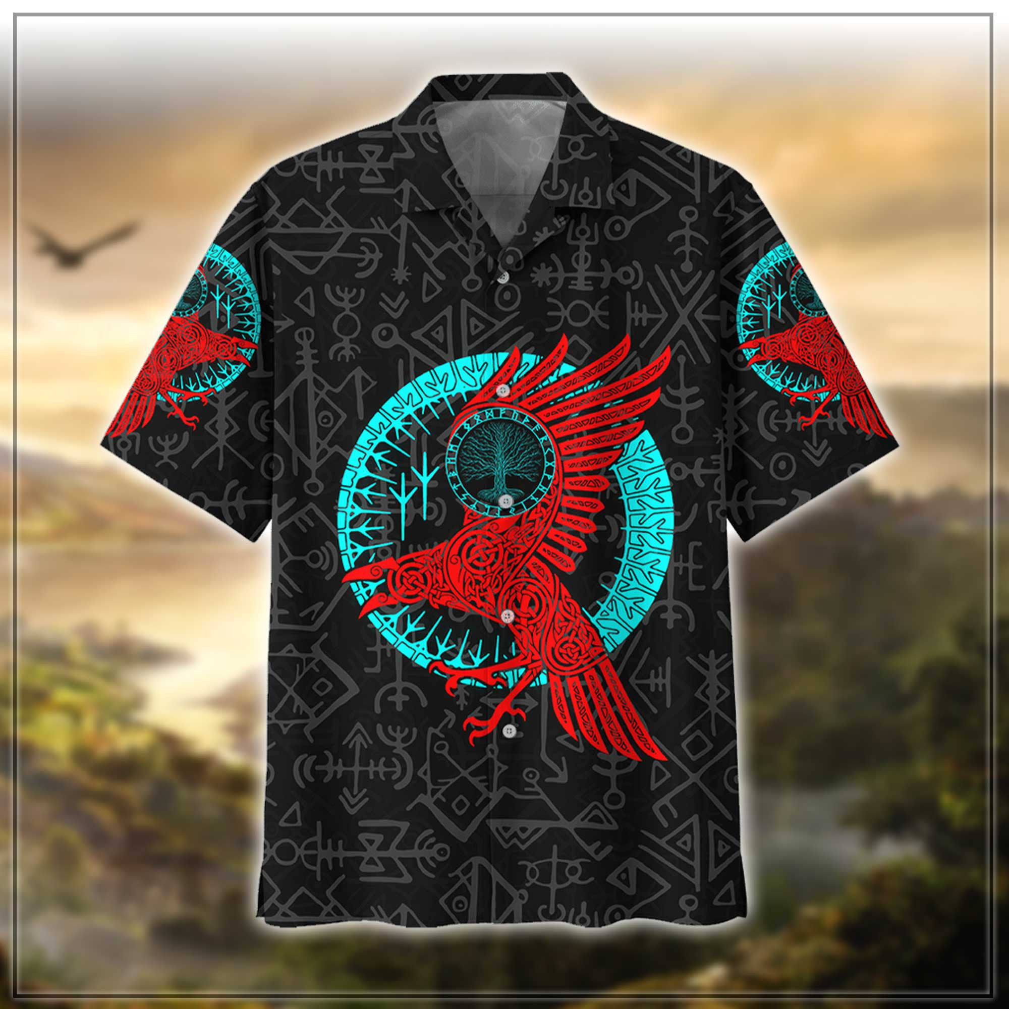 Viking Hawaii Shirt Unisex Adult Ha76787