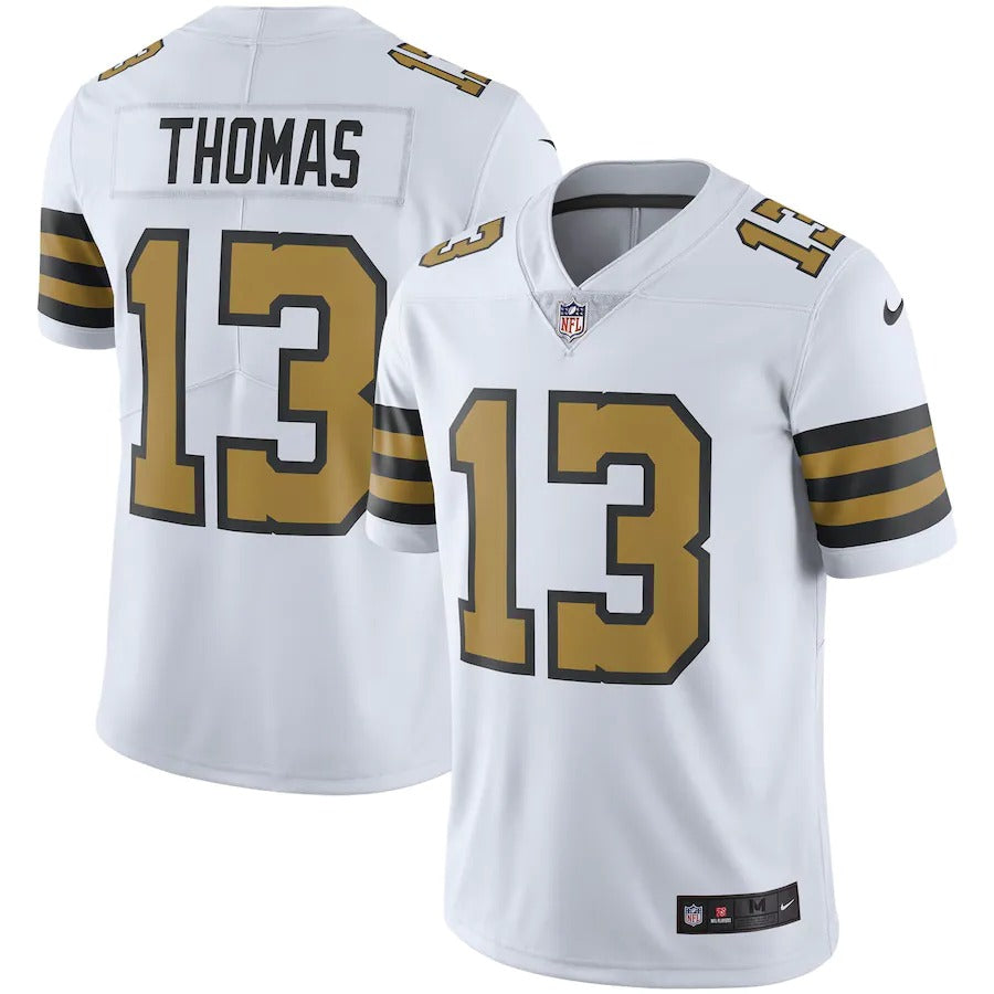 Men’S New Orleans Saints Michael Thomas Nike White Vapor Untouchable Color Rush Limited Player Jersey