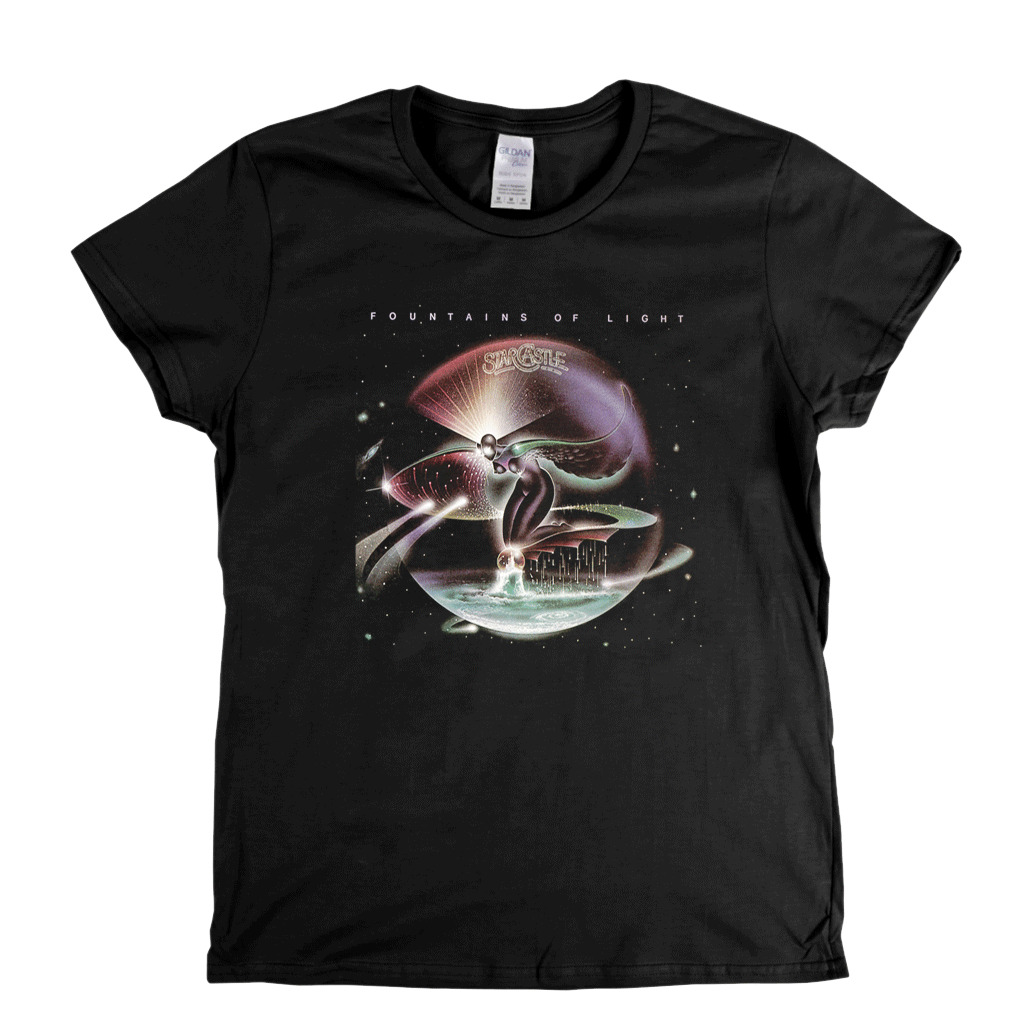 Starcastle Fountains Of Light Womens T-Shirt