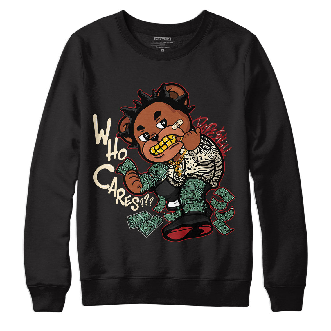 W.C Crewneck Sweatshirt Match Jordan 11 Animal Instinct