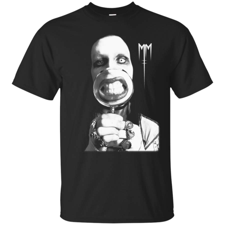 Marilyn Manson Magnifying Glass Matal Punk T-Shirt