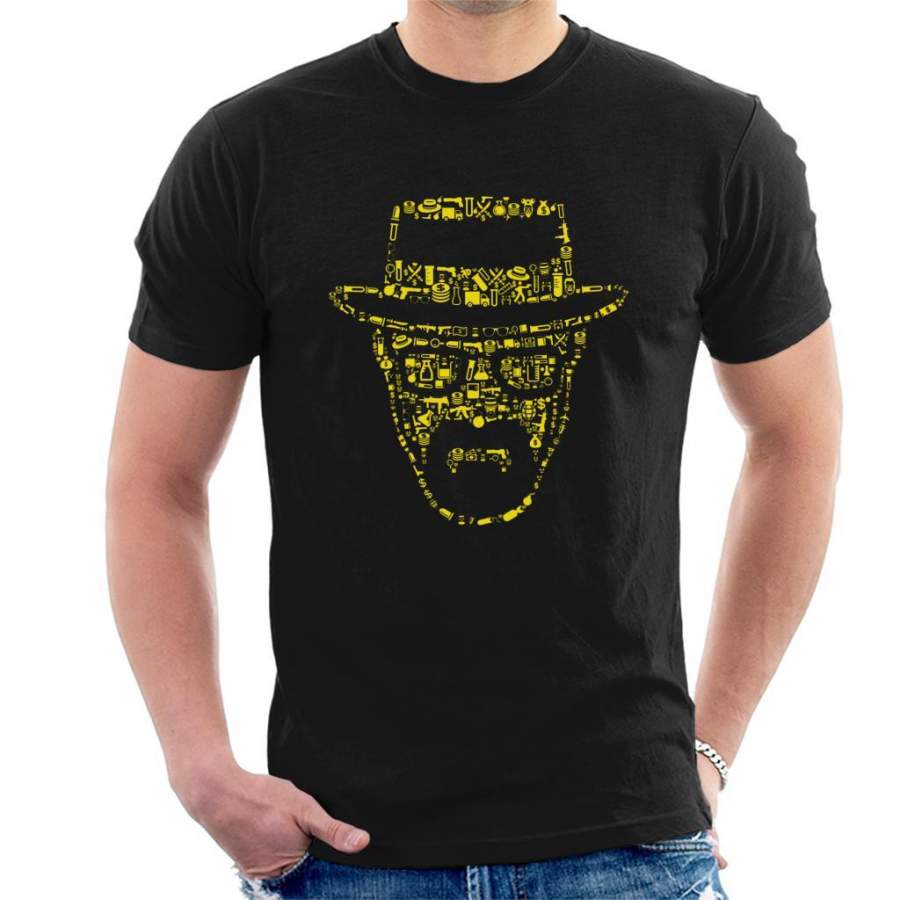 Breaking Bad Heisenberg Collage Men’s T-Shirt