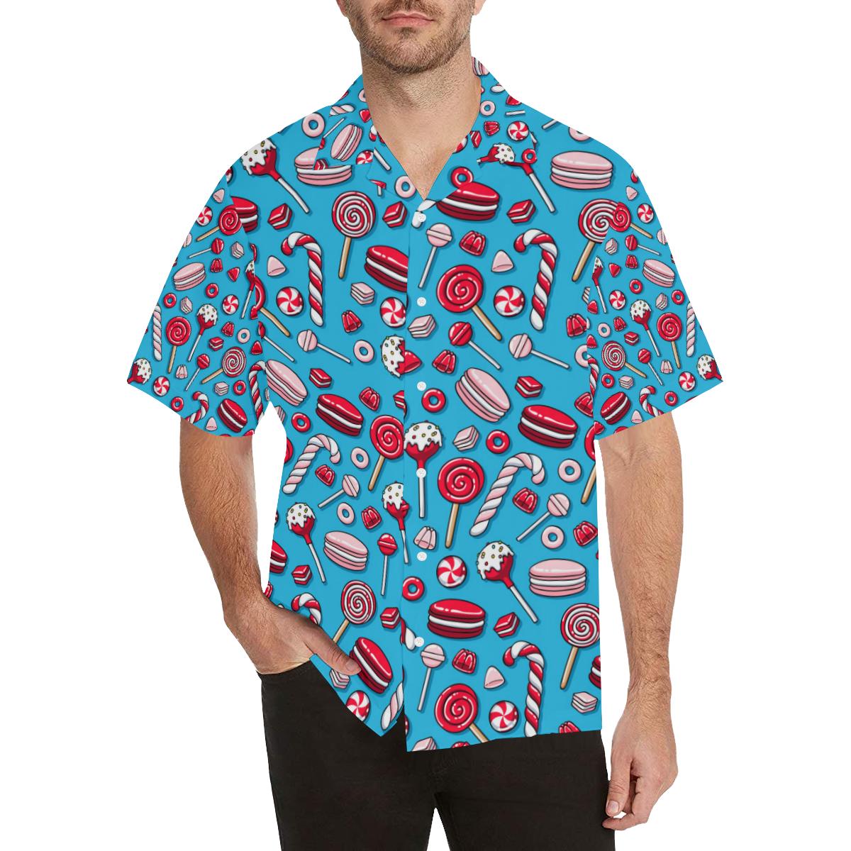 Candy Pattern Print Design 05 Hawaiian Shirt