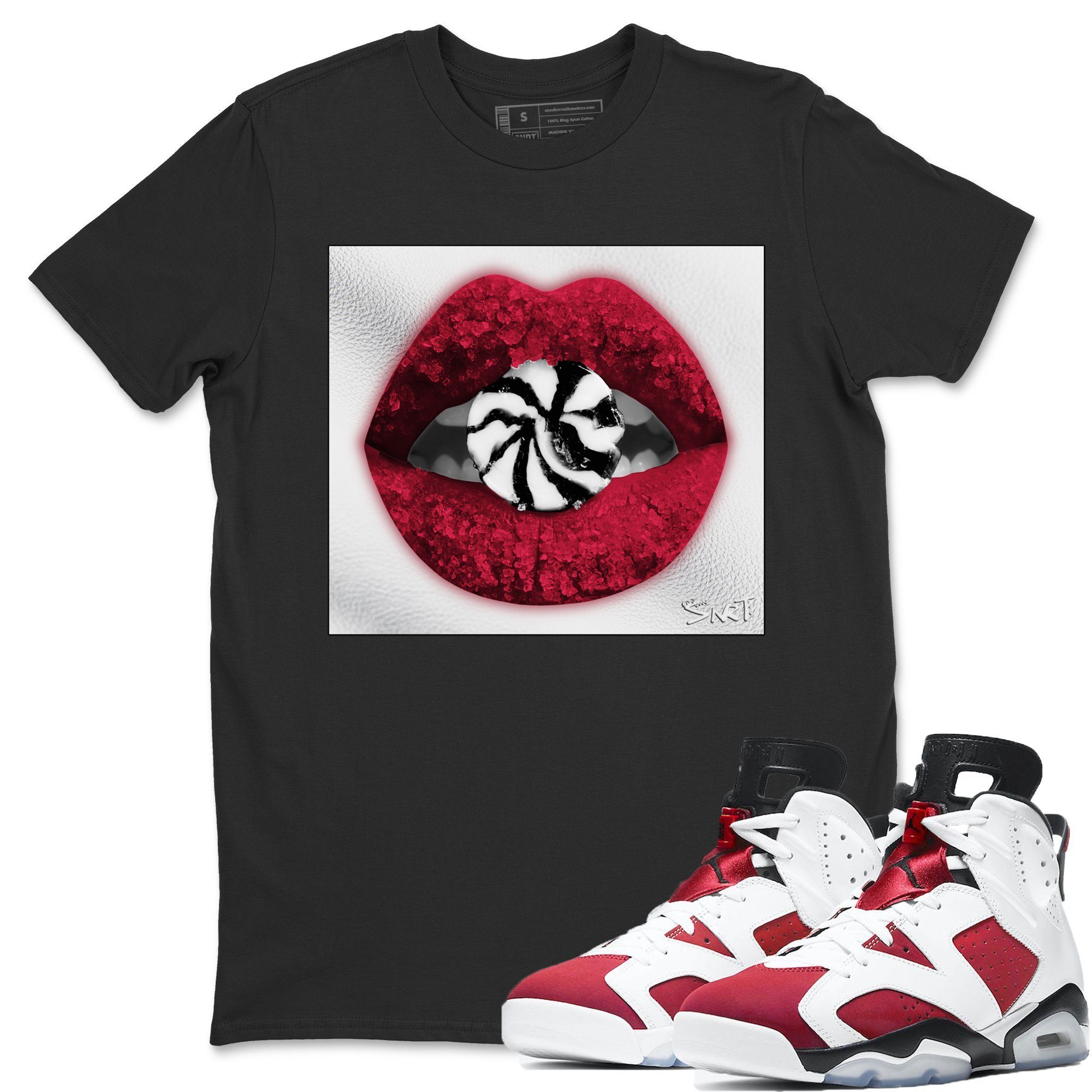 Lips Candy T-Shirt – Jordan 6 Carmine