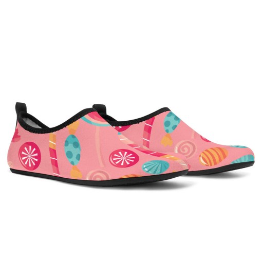 Colorful Candy Pattern Sport Beach Sneakers Aqua Shoes 3280