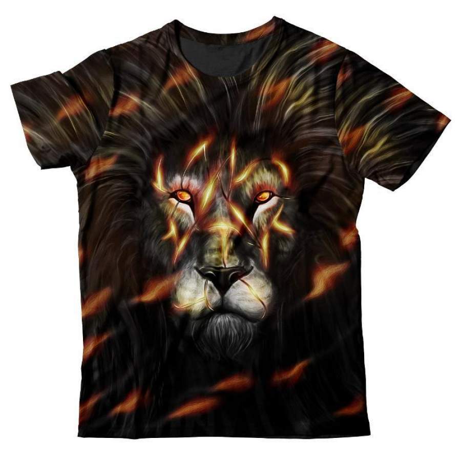 Thunder Lion Men/Women 3D All-Over Print Tshirt