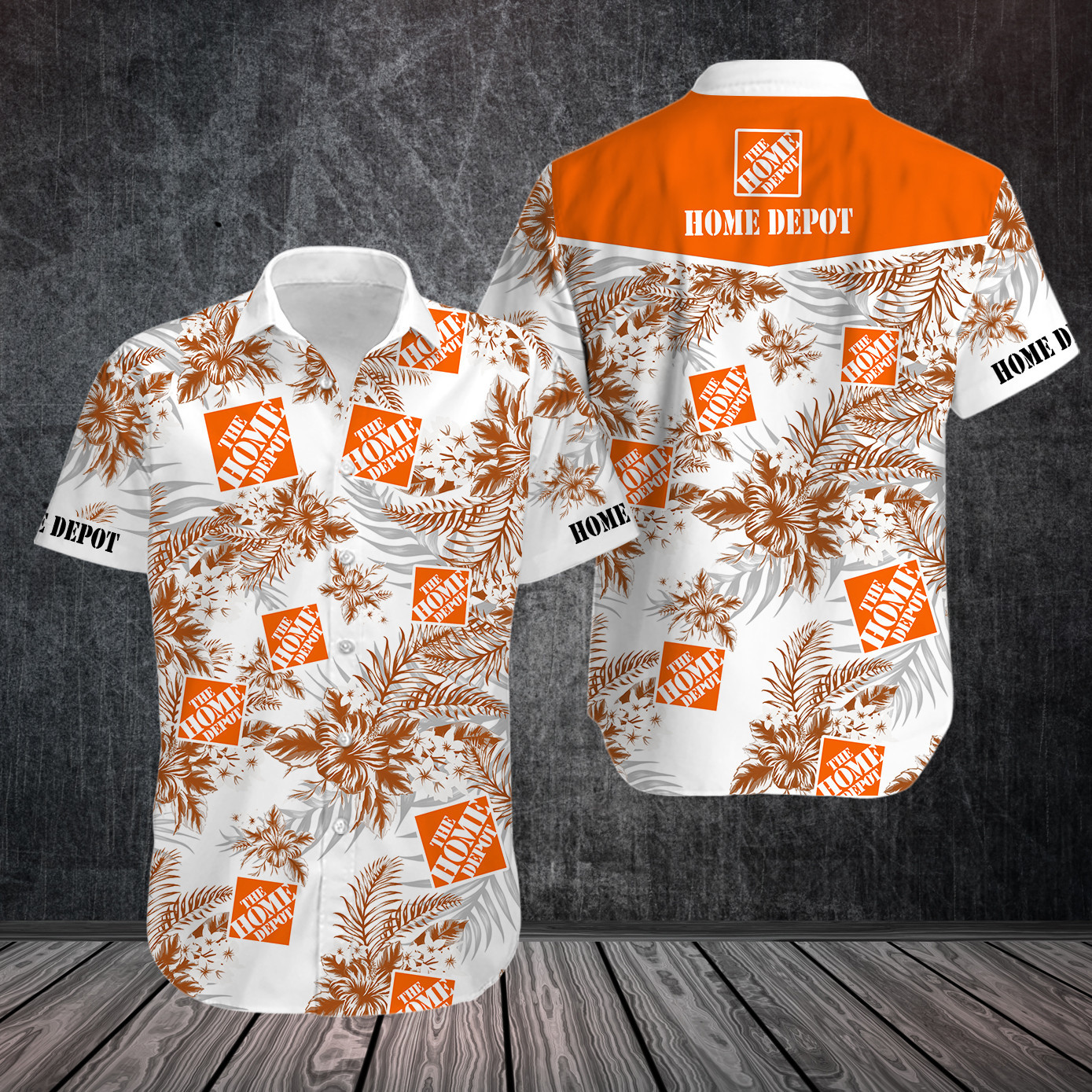 Home Depot Uniform Hawaii Shirt Ha88402