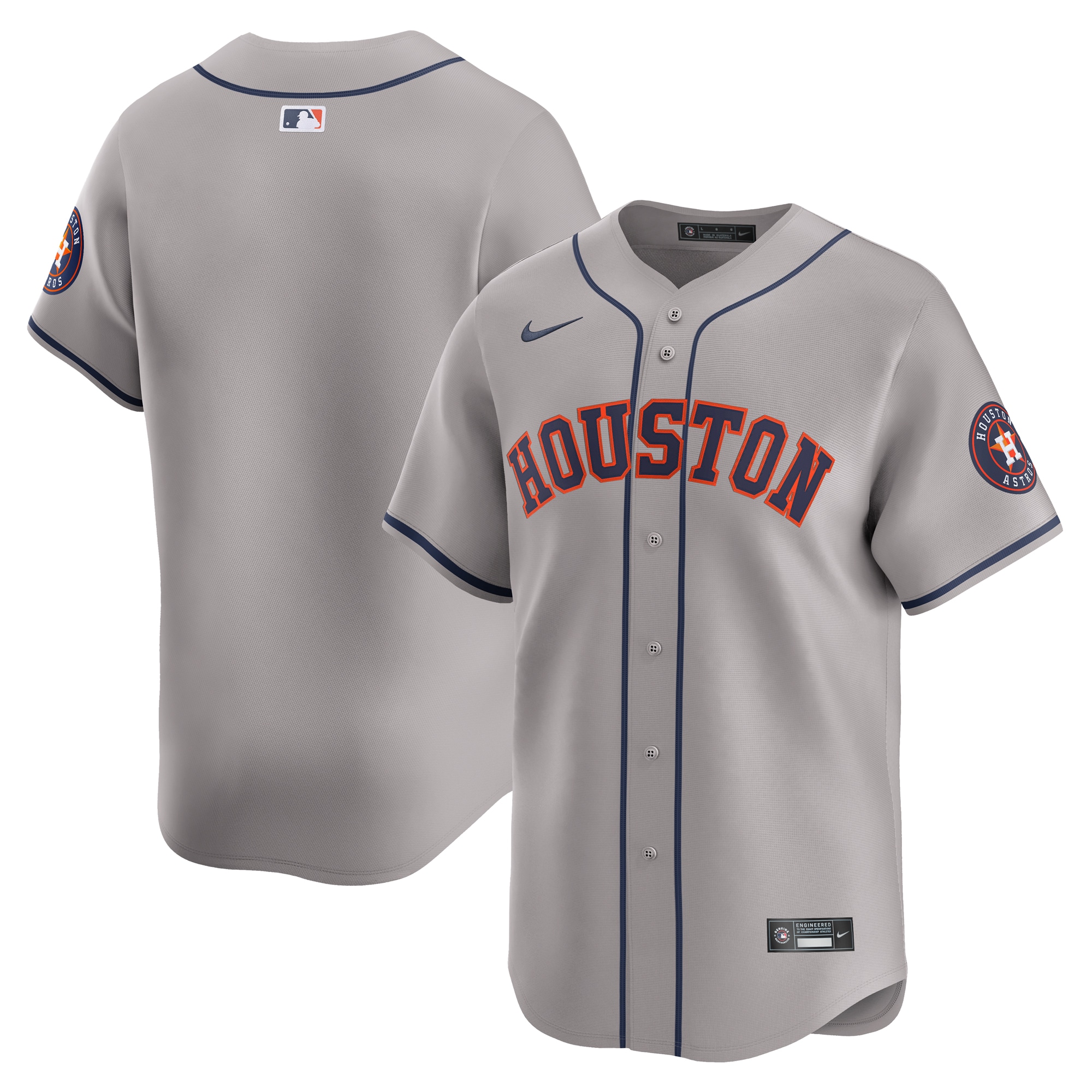 Houston Astros Away Limited Jersey – Gray