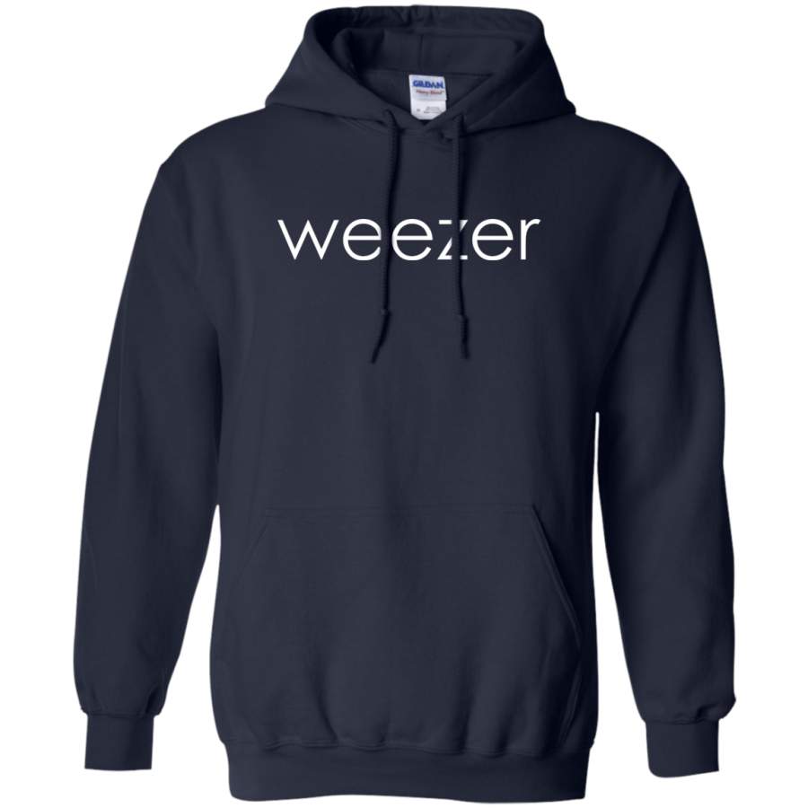 Weezer Logo Gildan Pullover Hoodie T-Shirt