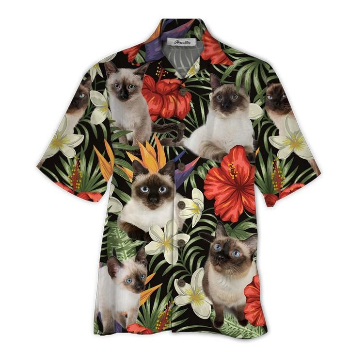 Siamese Cat Hawaii Shirt Unisex Adult Ha60404