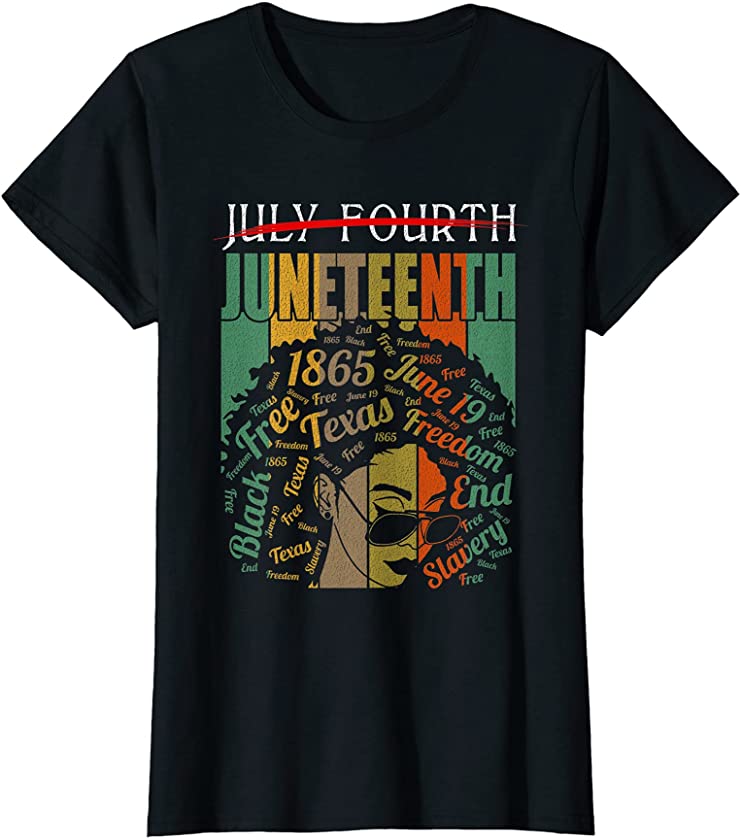 Womens Juneteenth Freedom Day African American June 19th 1965 T-Shirt