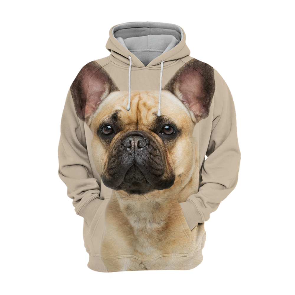 Unisex 3D Graphic Hoodies Animals Dogs French Bulldog Cute