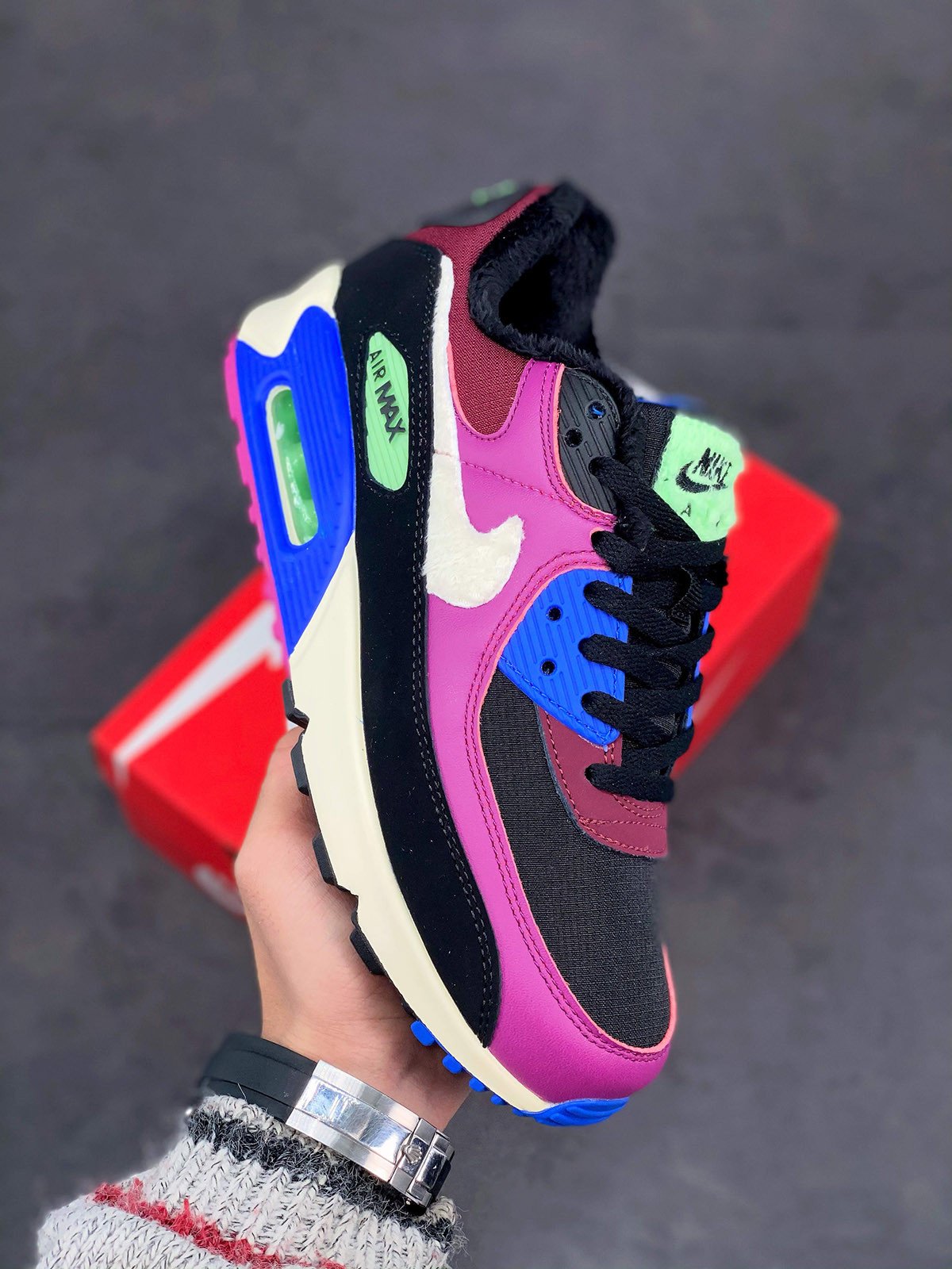 Nike Air Max 90 Cactus Flower Dark Beetroot CT1891-500 5339708