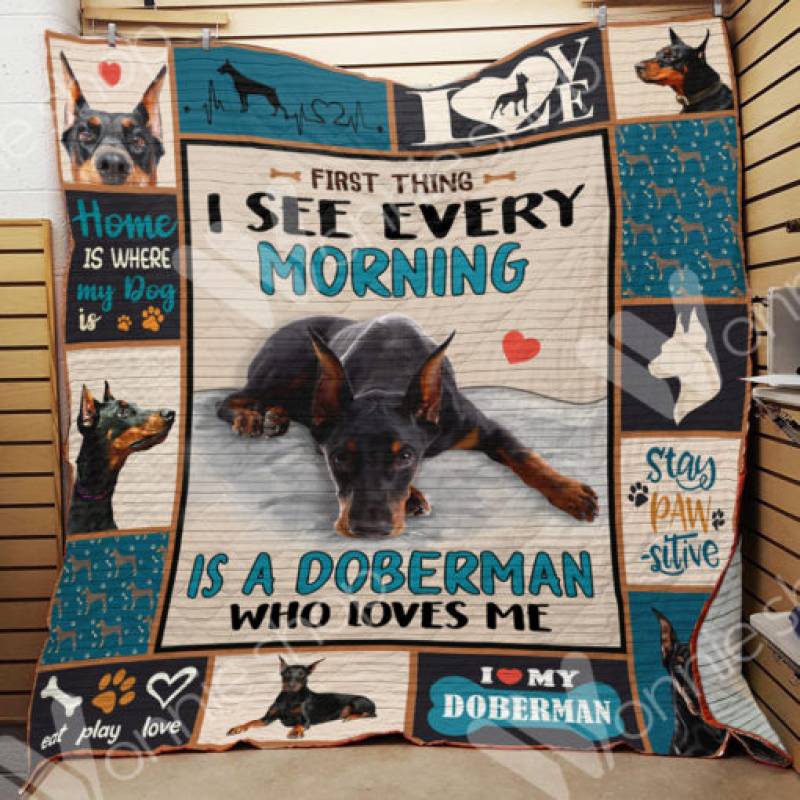 Doberman Pinscher Dog Blanket DCB1001 73O57