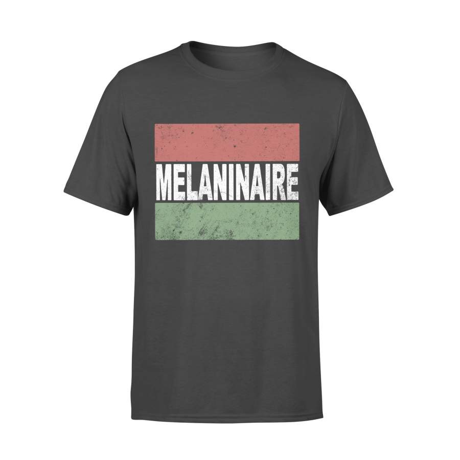 Melaninaire T-Shirt With Africa Flag Black Lives Matter