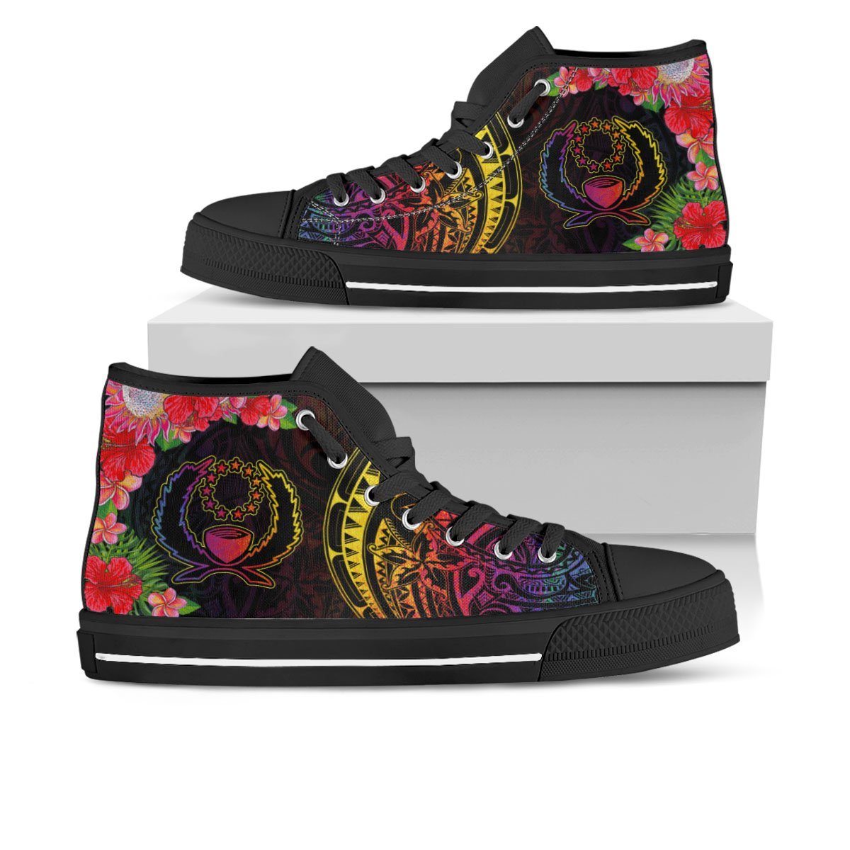 Pohnpei High Top Shoe - Tropical Hippie Style - BN01