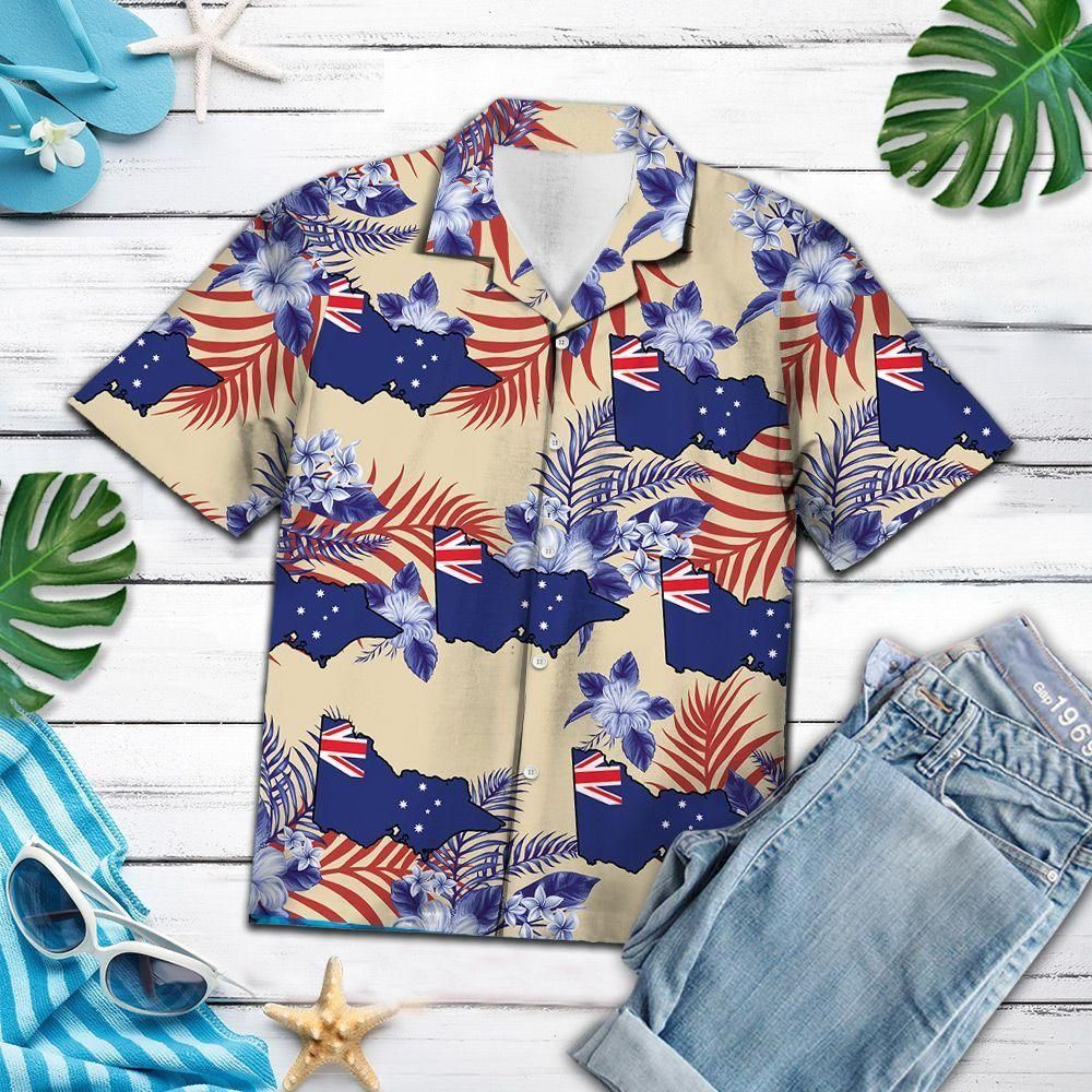 Victoria Proud Aloha Hawaiian Shirt Colorful Short Sleeve Summer Beach Casual Shirt For Men And Women