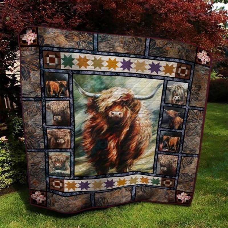 LL Highland Cow Quilt