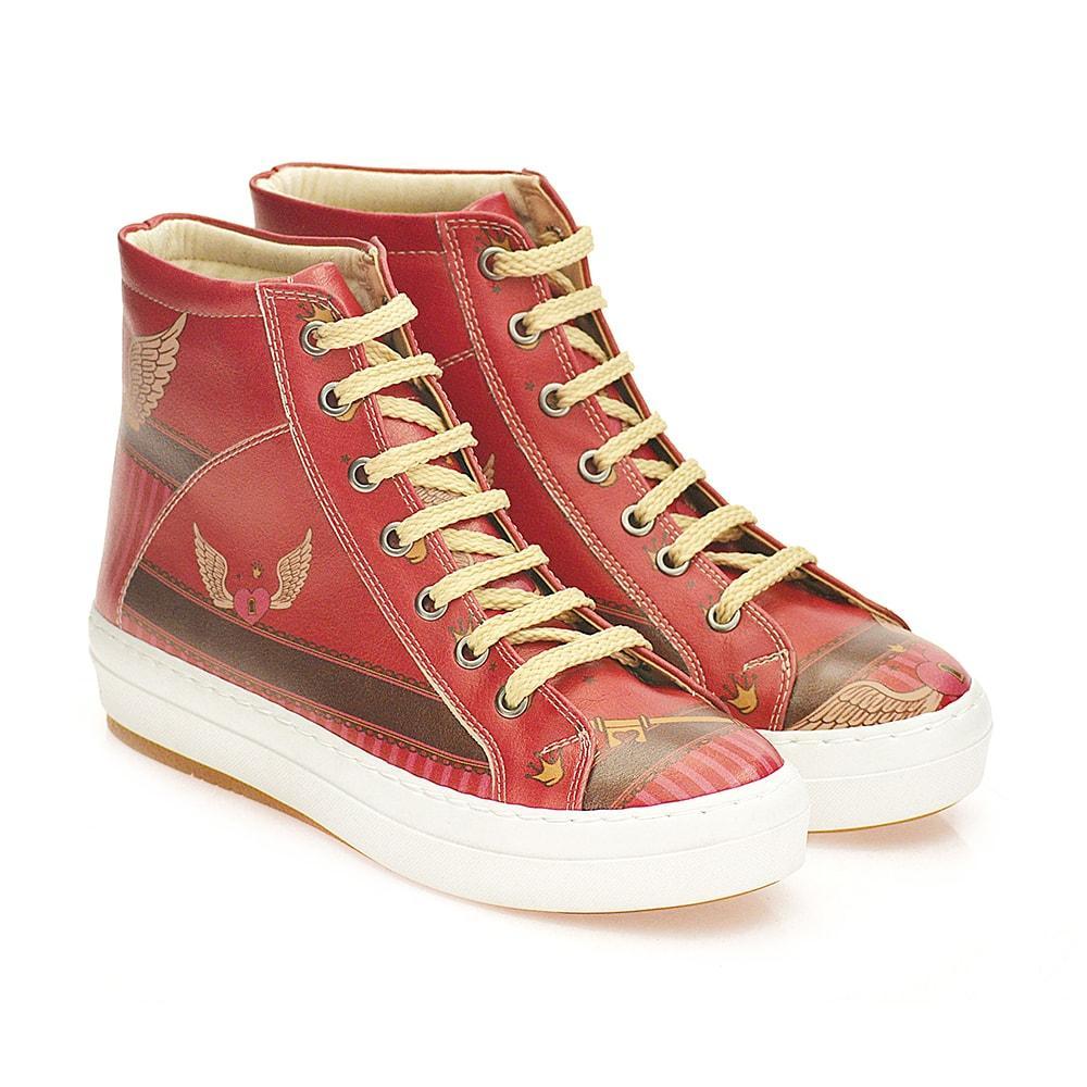 Angel Winged Heart Sneaker Boots Cw2022