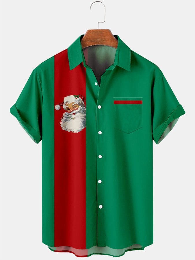 Christmas Themed Print Hawaii Shirt Ha90328