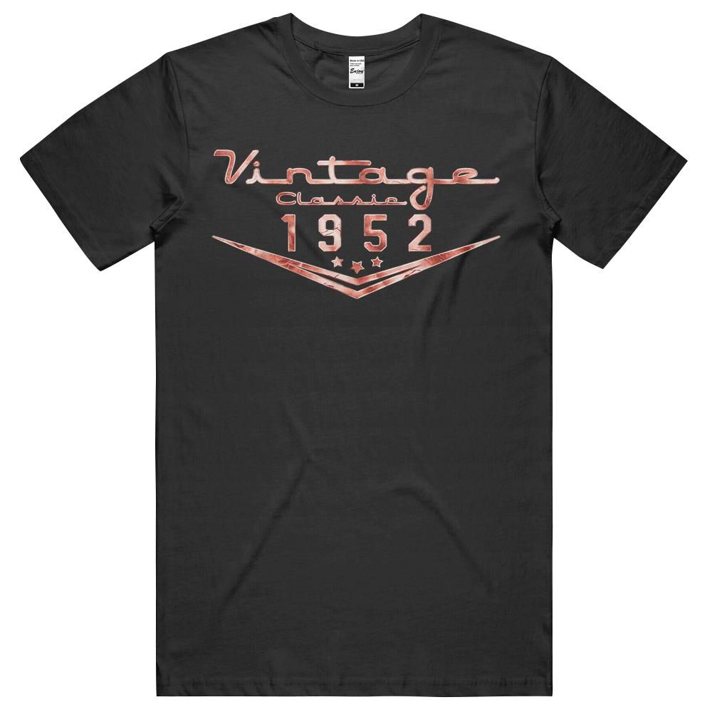 69th Birthday Gift Shirt Vintage 1952 Tshirt 69 Year Old Unisex Shirt