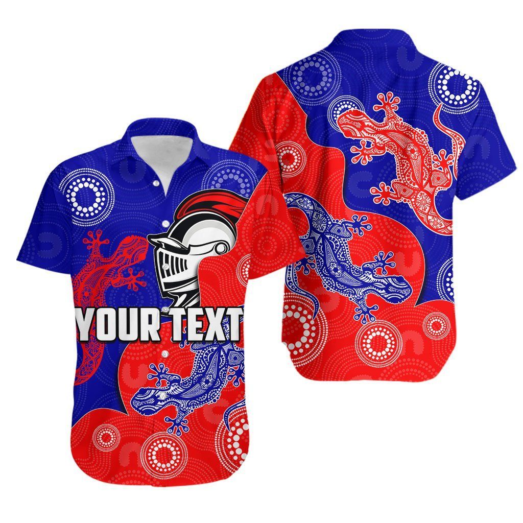 (Custom Personalised)Newcastle Knights Hawaiian Shirt Aboriginal Th4