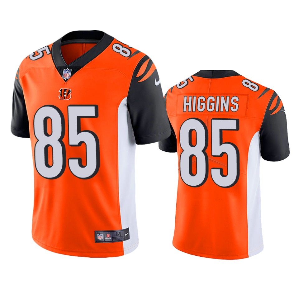 Cincinnati Bengals Tee Higgins Orange 2020 NFL Draft Vapor Limited Jersey