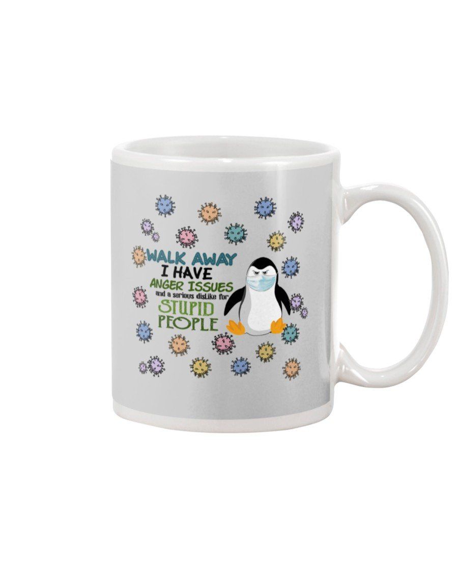 Penguin With A Serious Anger Gift For Penguin Lovers Mug