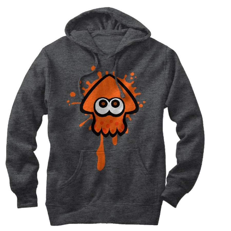 Nintendo Men’s Splatoon Orange Inkling Squid  Lightweight Hoodie