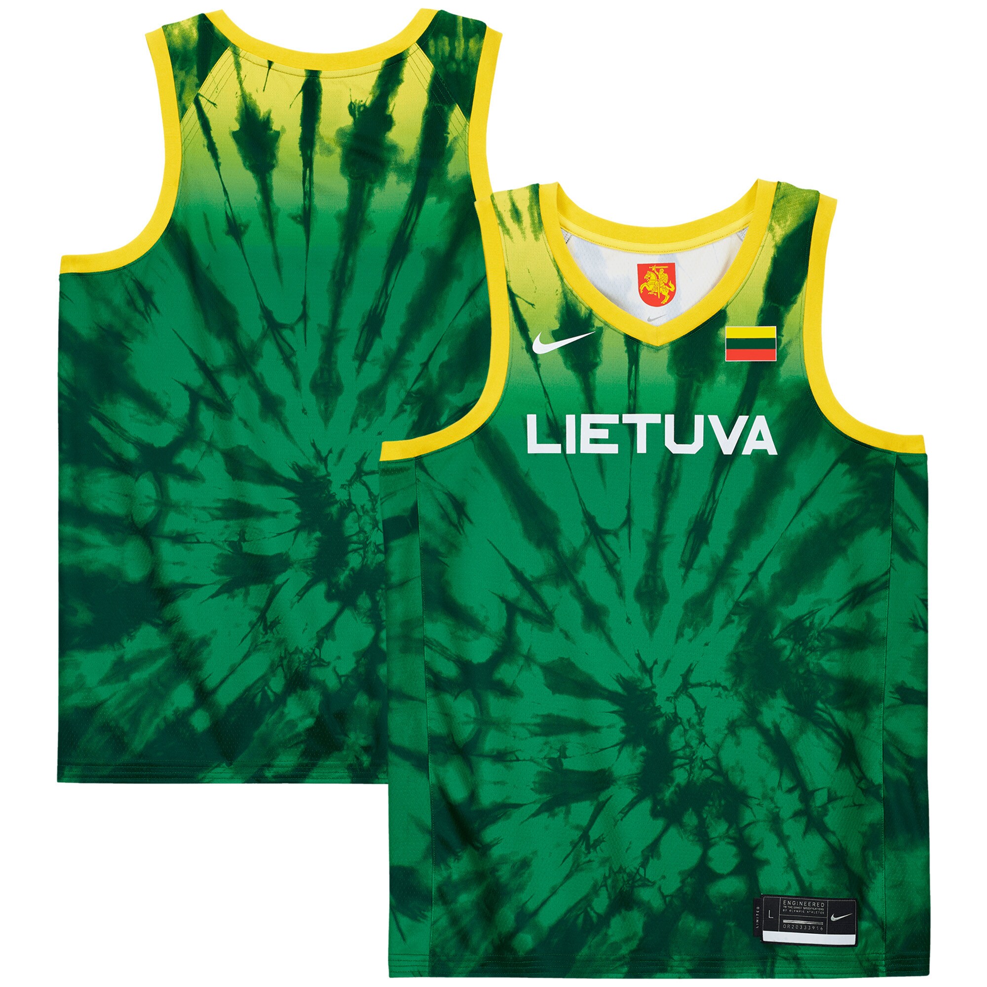 NBA Lithuaniaâ Home Swingman Jersey – Mens