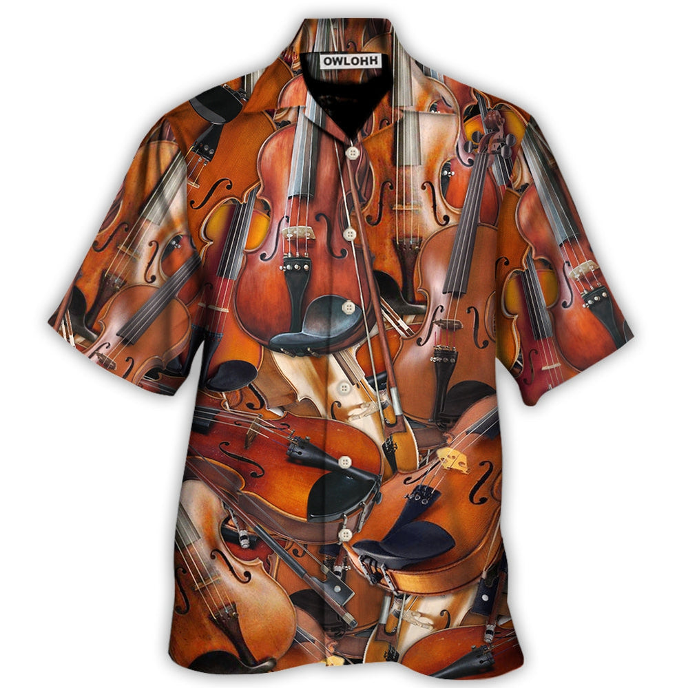 Violin The Instrument For Intelligent People – Hawaiian Shirt  – Owl Ohh