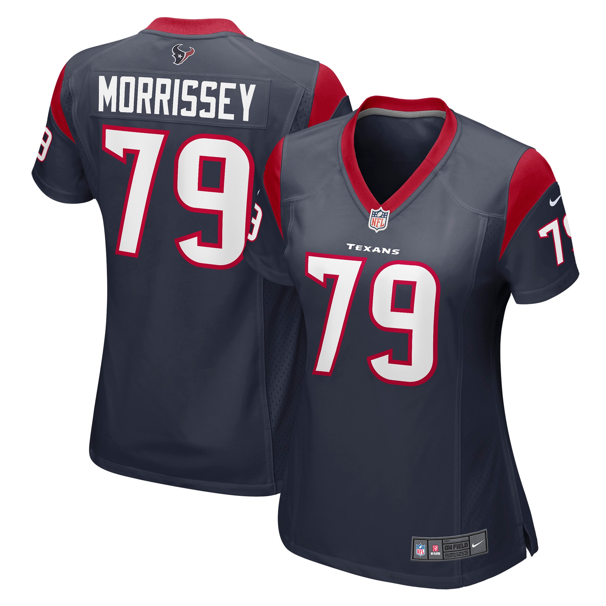 Jimmy Morrissey Houston Texans Women's Game Jersey – Navy