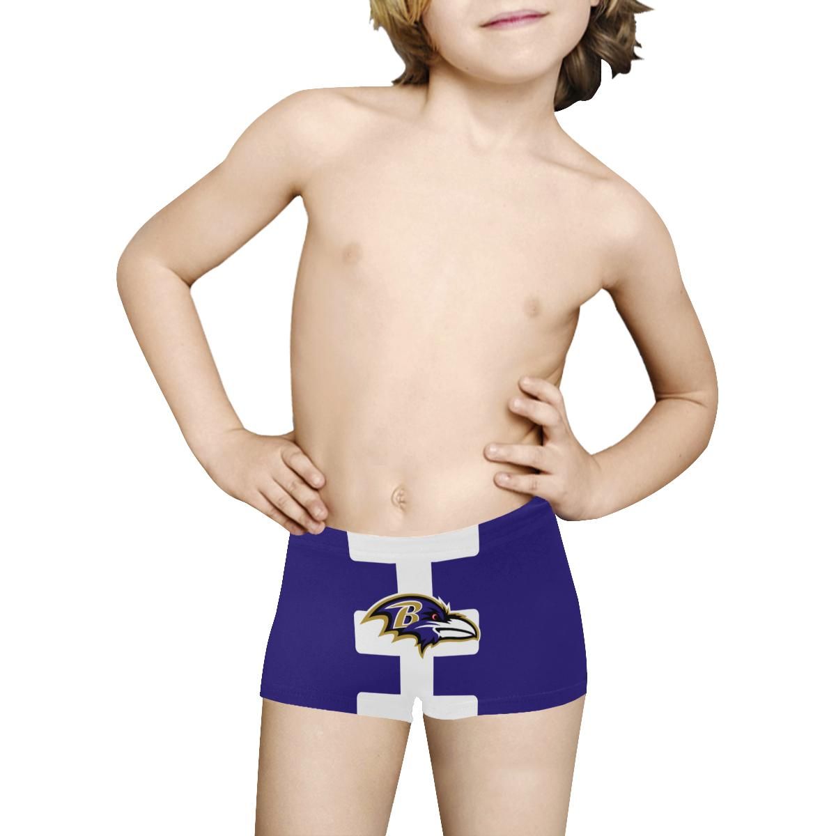 Baltimore Ravens Kids’ All Over Print Boxer Briefs Kids’ All Over Print Boxer Briefs