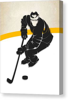 Pittsburgh Penguins Rink Joe Hamilton Canvas Print