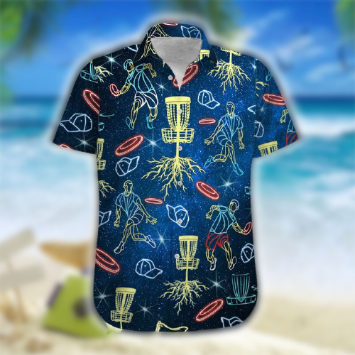 Neon Disc Golf Hawaii Shirt For Men Women Adult Ha16175