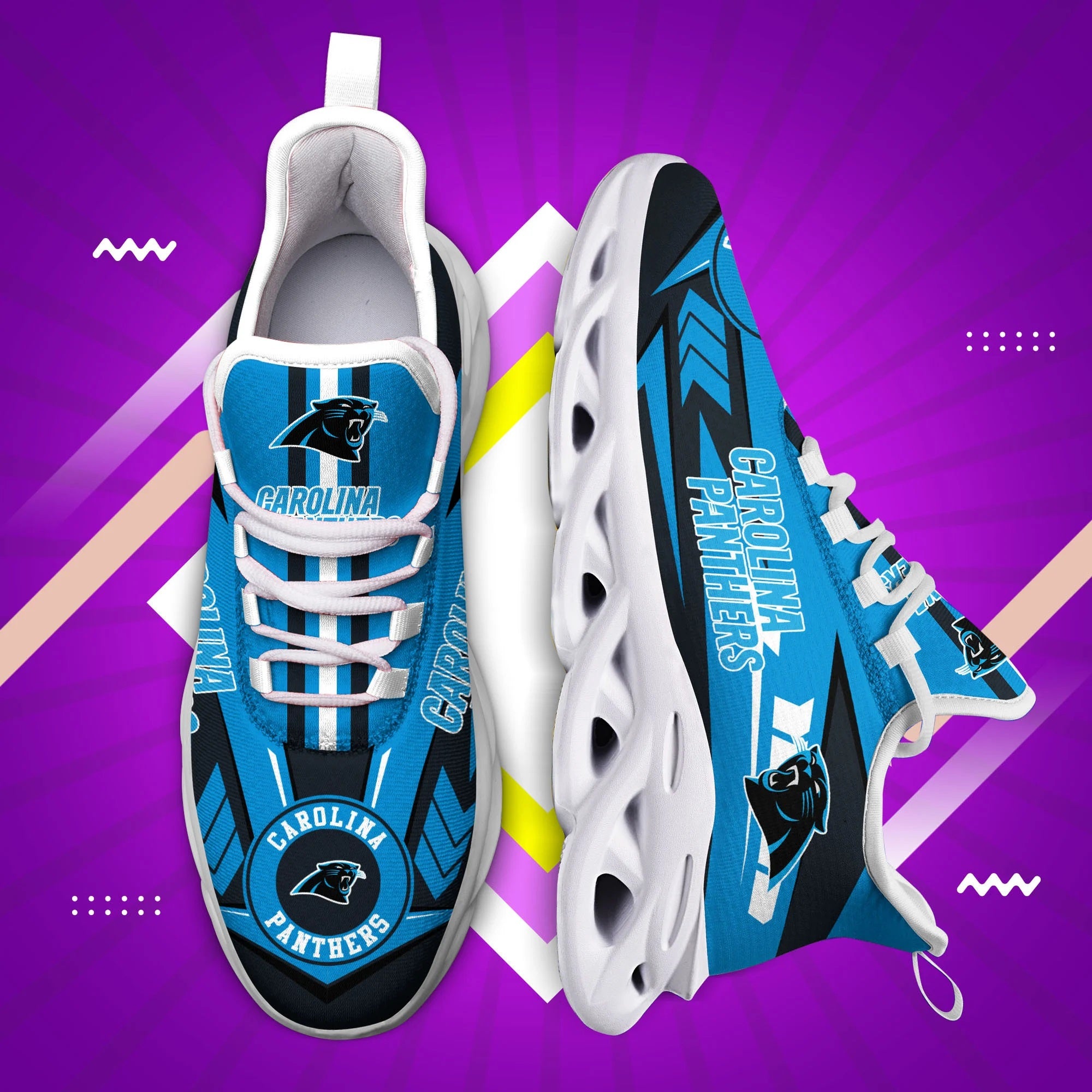 Carolina Panthers Casual Air Max Running Shoes