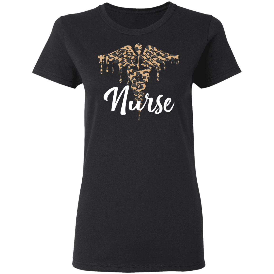 Nursing Leopard Bleeding Ladies’ Tee