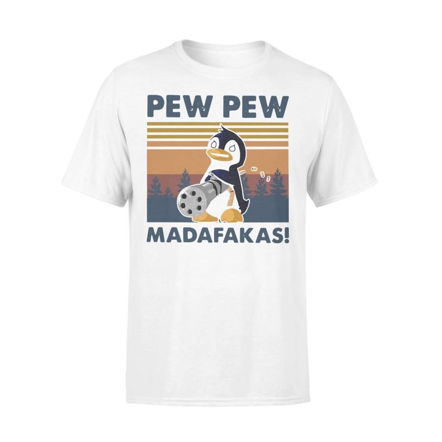 Penguins Pew Pew Madafakas Vintage T-shirt