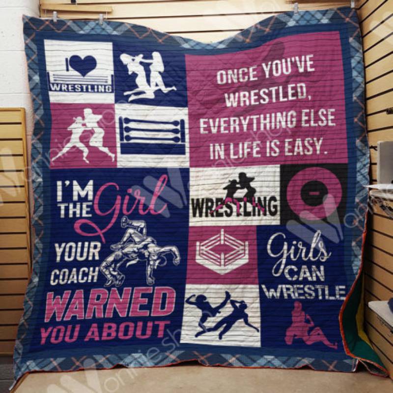 Wrestling Girl M2901 83O34 Blanket